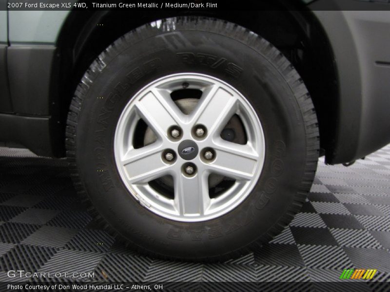 Titanium Green Metallic / Medium/Dark Flint 2007 Ford Escape XLS 4WD