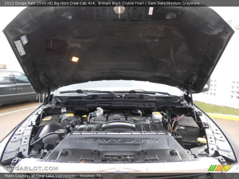 Brilliant Black Crystal Pearl / Dark Slate/Medium Graystone 2011 Dodge Ram 2500 HD Big Horn Crew Cab 4x4