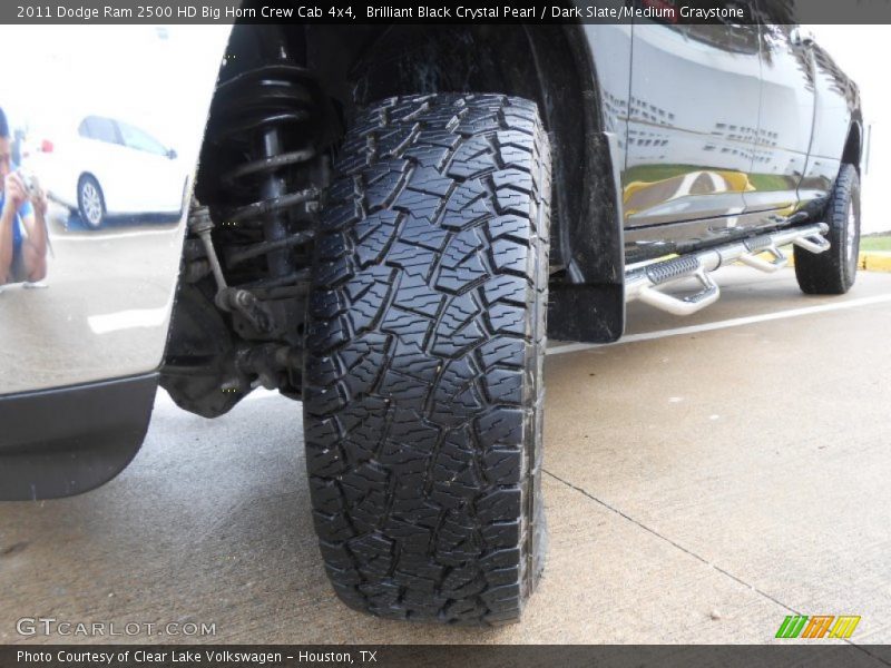 Brilliant Black Crystal Pearl / Dark Slate/Medium Graystone 2011 Dodge Ram 2500 HD Big Horn Crew Cab 4x4