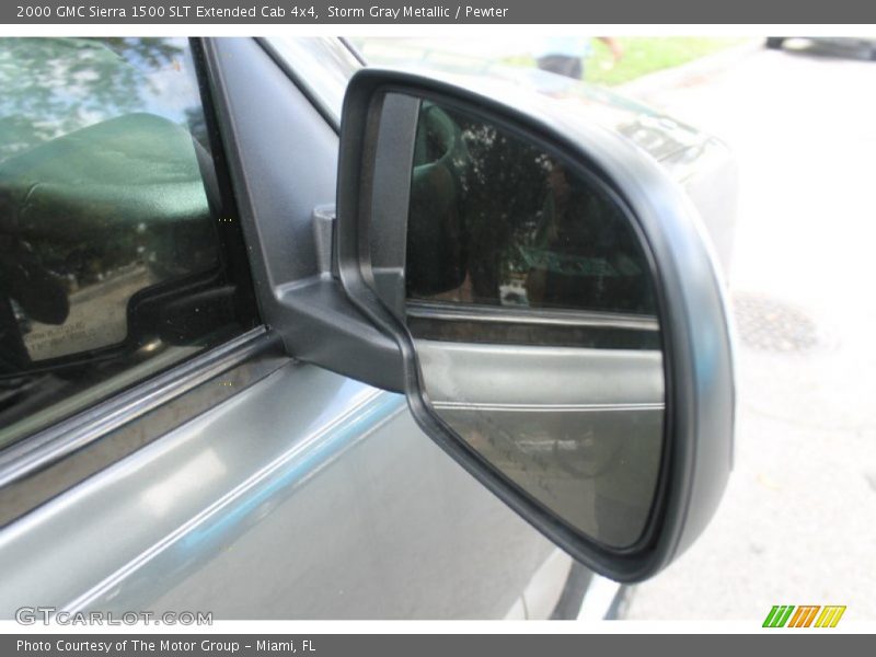 Storm Gray Metallic / Pewter 2000 GMC Sierra 1500 SLT Extended Cab 4x4