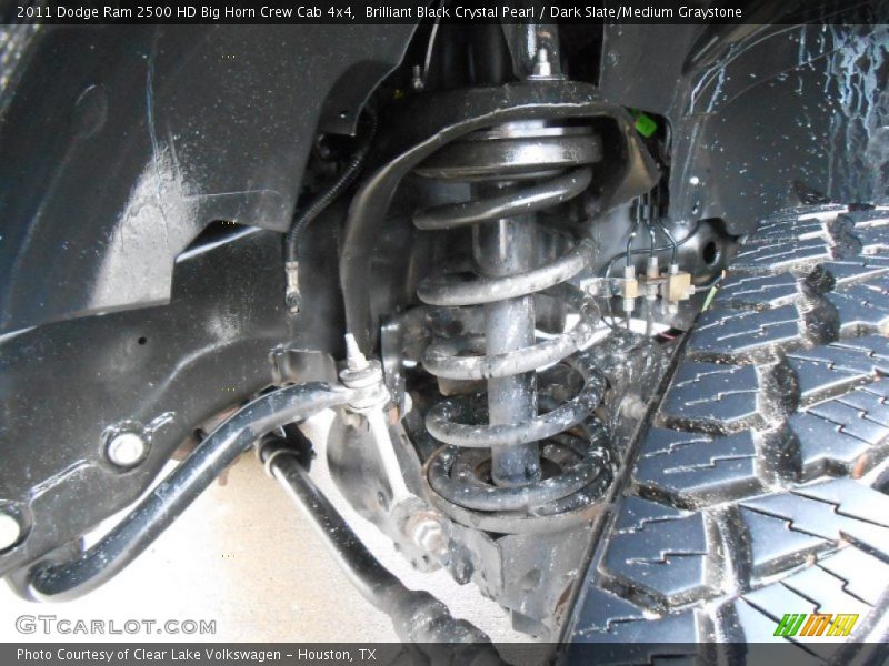 Brilliant Black Crystal Pearl / Dark Slate/Medium Graystone 2011 Dodge Ram 2500 HD Big Horn Crew Cab 4x4