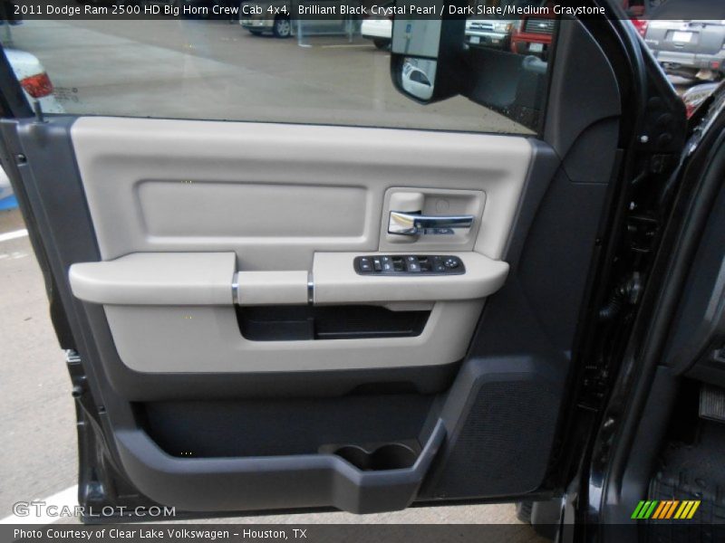 Brilliant Black Crystal Pearl / Dark Slate/Medium Graystone 2011 Dodge Ram 2500 HD Big Horn Crew Cab 4x4