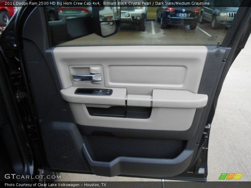 Brilliant Black Crystal Pearl / Dark Slate/Medium Graystone 2011 Dodge Ram 2500 HD Big Horn Crew Cab 4x4
