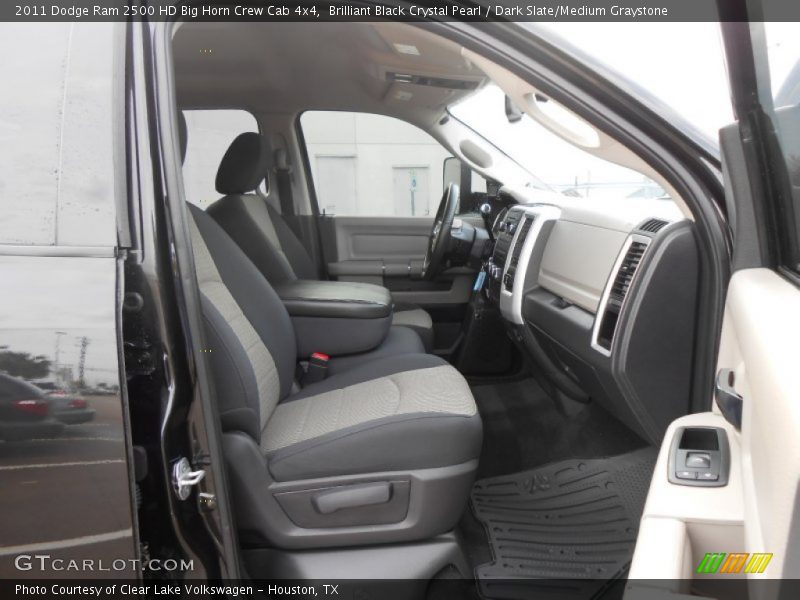 Brilliant Black Crystal Pearl / Dark Slate/Medium Graystone 2011 Dodge Ram 2500 HD Big Horn Crew Cab 4x4