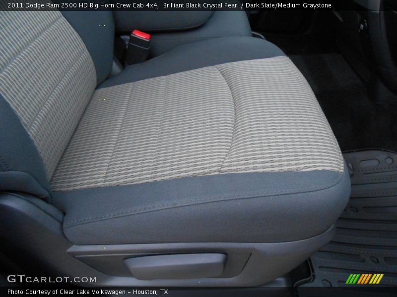 Brilliant Black Crystal Pearl / Dark Slate/Medium Graystone 2011 Dodge Ram 2500 HD Big Horn Crew Cab 4x4