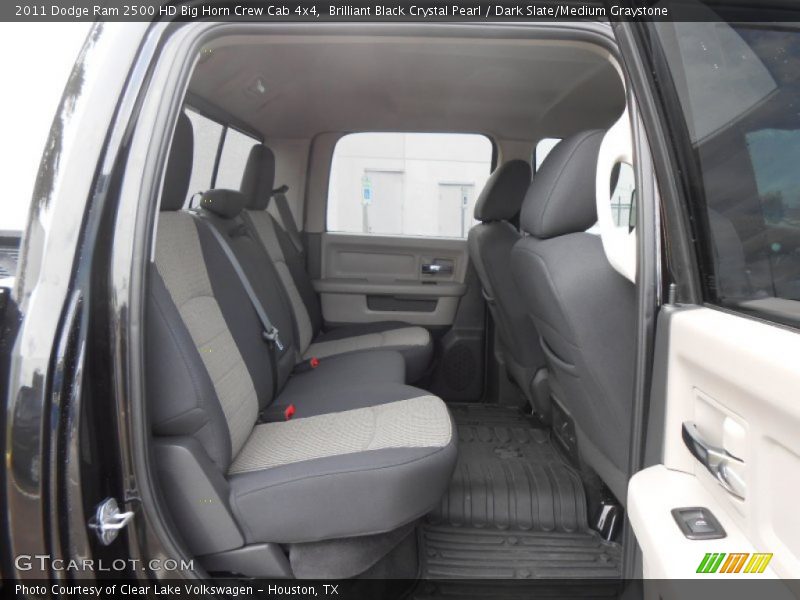 Brilliant Black Crystal Pearl / Dark Slate/Medium Graystone 2011 Dodge Ram 2500 HD Big Horn Crew Cab 4x4