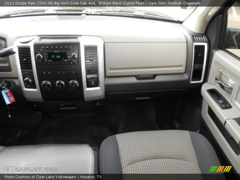 Brilliant Black Crystal Pearl / Dark Slate/Medium Graystone 2011 Dodge Ram 2500 HD Big Horn Crew Cab 4x4