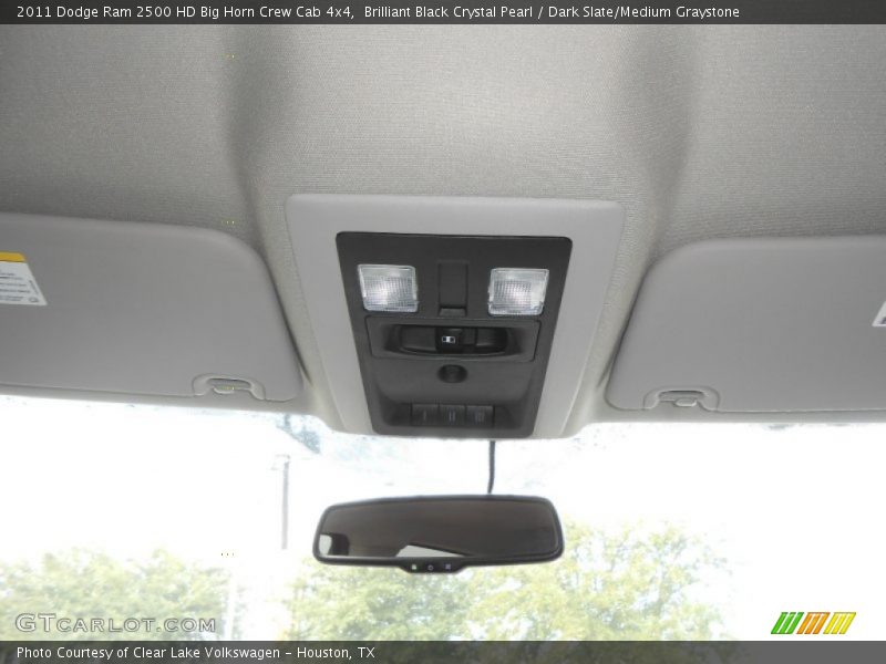 Brilliant Black Crystal Pearl / Dark Slate/Medium Graystone 2011 Dodge Ram 2500 HD Big Horn Crew Cab 4x4