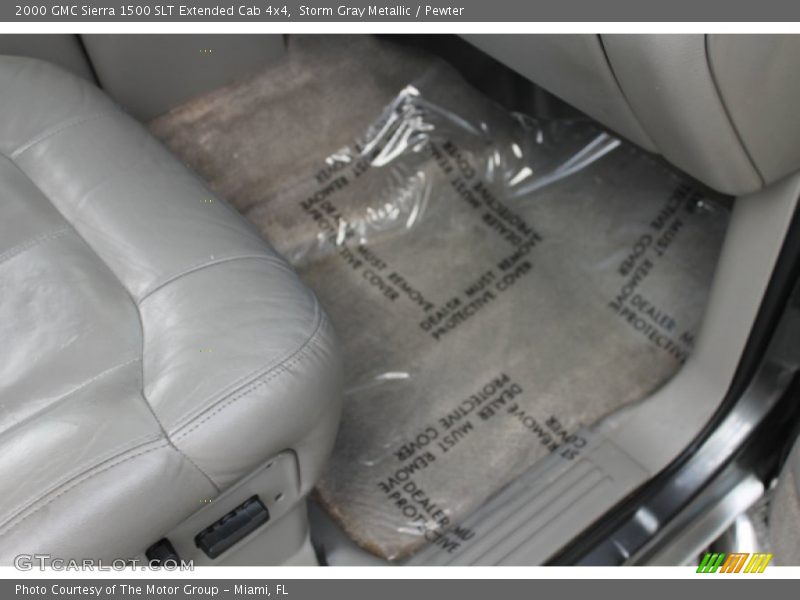 Storm Gray Metallic / Pewter 2000 GMC Sierra 1500 SLT Extended Cab 4x4