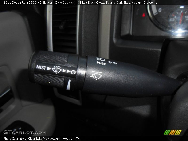 Brilliant Black Crystal Pearl / Dark Slate/Medium Graystone 2011 Dodge Ram 2500 HD Big Horn Crew Cab 4x4