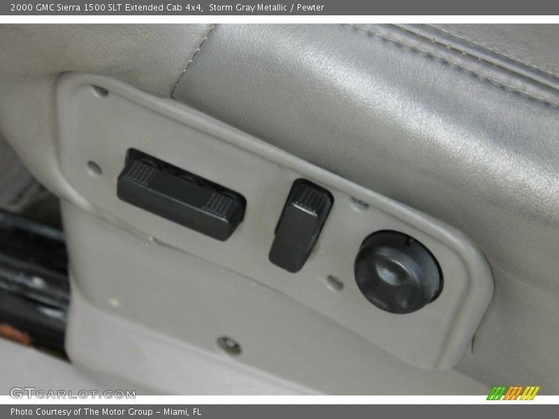 Storm Gray Metallic / Pewter 2000 GMC Sierra 1500 SLT Extended Cab 4x4