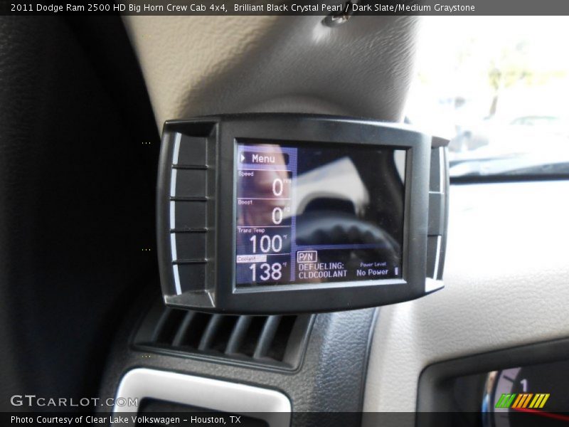 Brilliant Black Crystal Pearl / Dark Slate/Medium Graystone 2011 Dodge Ram 2500 HD Big Horn Crew Cab 4x4