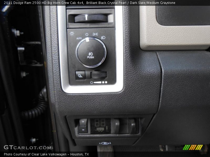 Brilliant Black Crystal Pearl / Dark Slate/Medium Graystone 2011 Dodge Ram 2500 HD Big Horn Crew Cab 4x4