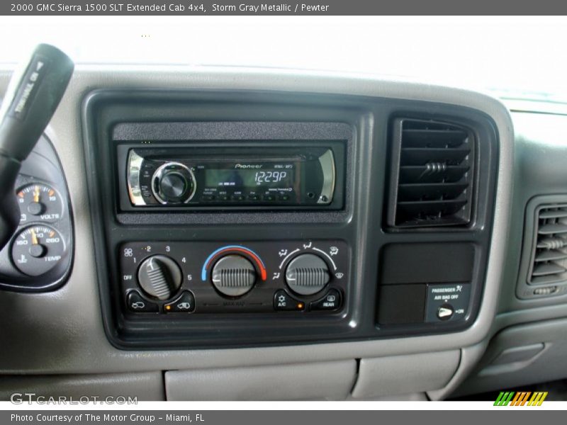 Storm Gray Metallic / Pewter 2000 GMC Sierra 1500 SLT Extended Cab 4x4