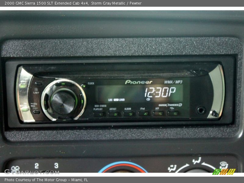 Storm Gray Metallic / Pewter 2000 GMC Sierra 1500 SLT Extended Cab 4x4