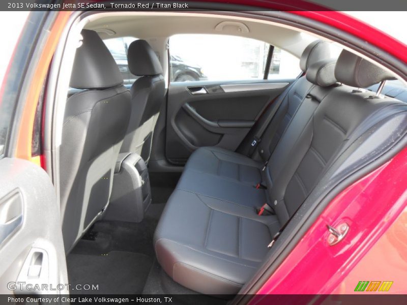 Rear Seat of 2013 Jetta SE Sedan
