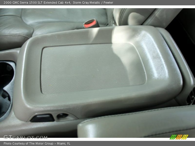 Storm Gray Metallic / Pewter 2000 GMC Sierra 1500 SLT Extended Cab 4x4