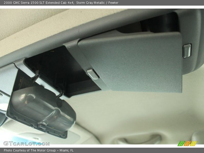 Storm Gray Metallic / Pewter 2000 GMC Sierra 1500 SLT Extended Cab 4x4
