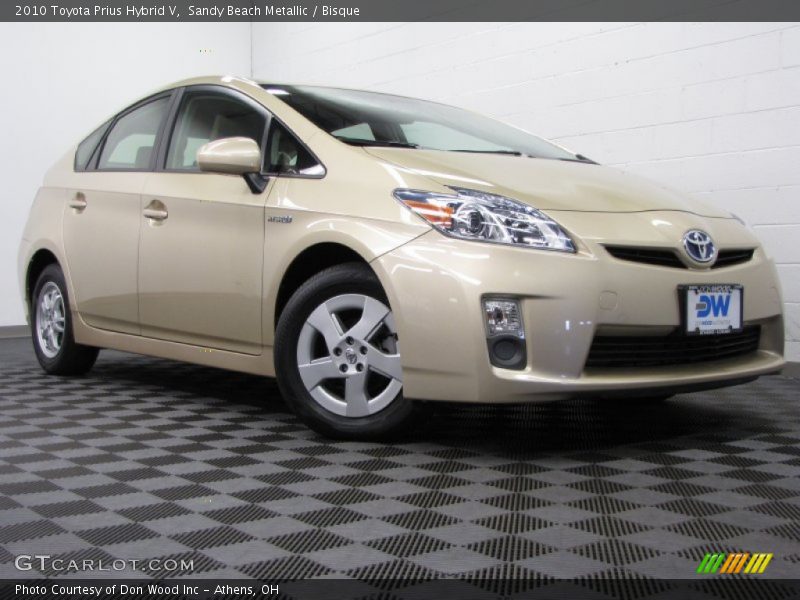 Sandy Beach Metallic / Bisque 2010 Toyota Prius Hybrid V