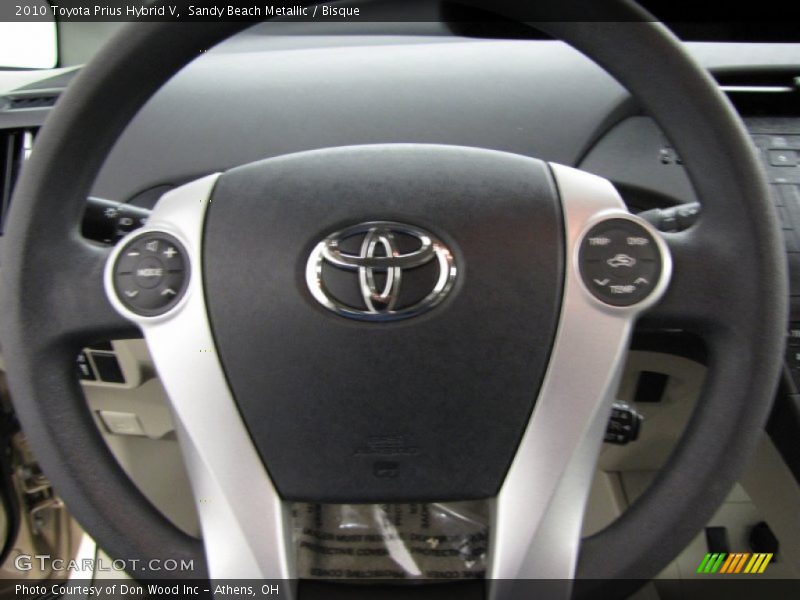 Sandy Beach Metallic / Bisque 2010 Toyota Prius Hybrid V