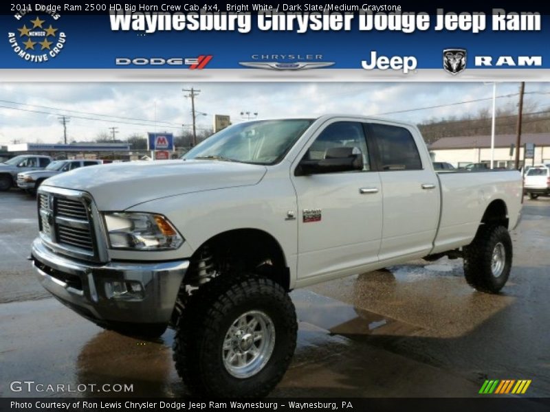 Bright White / Dark Slate/Medium Graystone 2011 Dodge Ram 2500 HD Big Horn Crew Cab 4x4