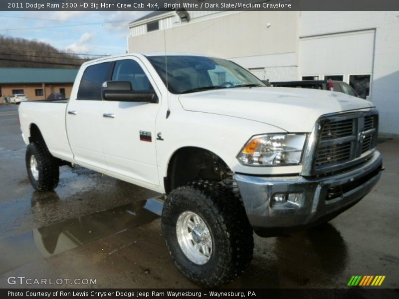 Bright White / Dark Slate/Medium Graystone 2011 Dodge Ram 2500 HD Big Horn Crew Cab 4x4