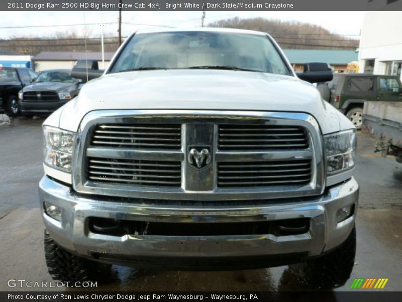 Bright White / Dark Slate/Medium Graystone 2011 Dodge Ram 2500 HD Big Horn Crew Cab 4x4