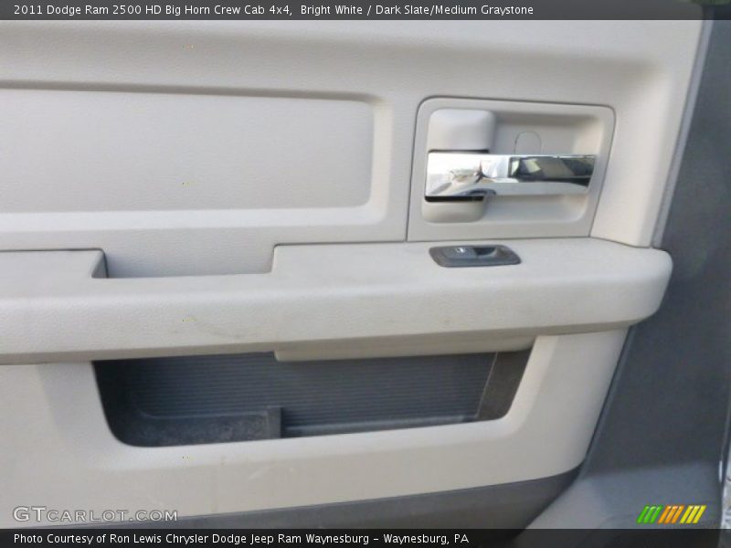 Bright White / Dark Slate/Medium Graystone 2011 Dodge Ram 2500 HD Big Horn Crew Cab 4x4