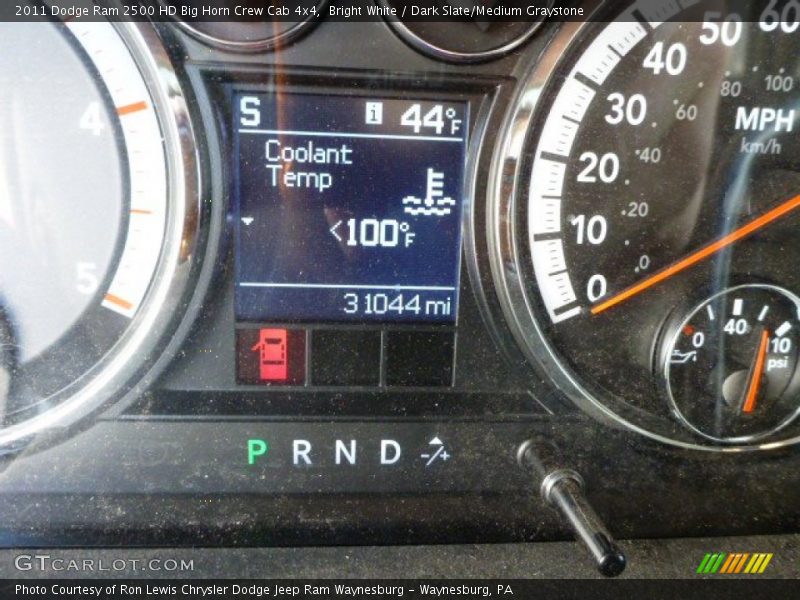 Bright White / Dark Slate/Medium Graystone 2011 Dodge Ram 2500 HD Big Horn Crew Cab 4x4