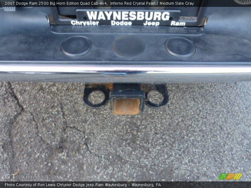 Inferno Red Crystal Pearl / Medium Slate Gray 2007 Dodge Ram 2500 Big Horn Edition Quad Cab 4x4
