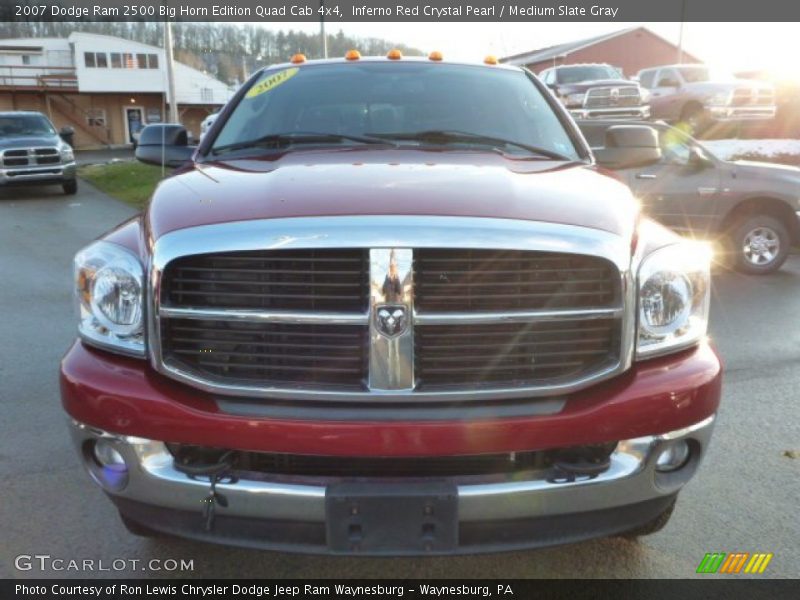 Inferno Red Crystal Pearl / Medium Slate Gray 2007 Dodge Ram 2500 Big Horn Edition Quad Cab 4x4