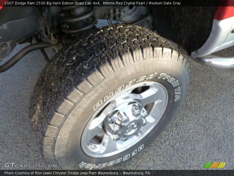 Inferno Red Crystal Pearl / Medium Slate Gray 2007 Dodge Ram 2500 Big Horn Edition Quad Cab 4x4