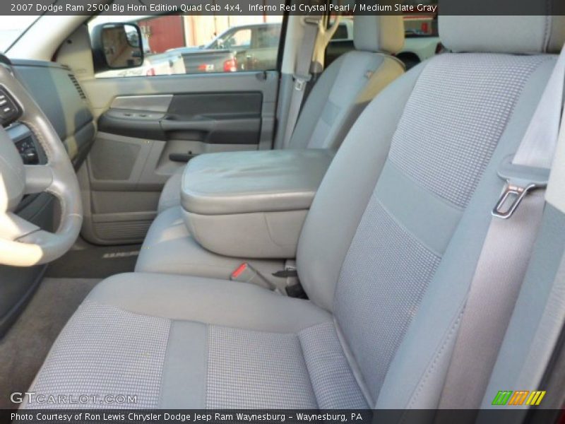 Inferno Red Crystal Pearl / Medium Slate Gray 2007 Dodge Ram 2500 Big Horn Edition Quad Cab 4x4