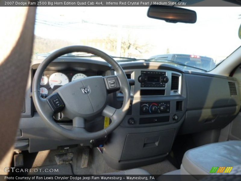Inferno Red Crystal Pearl / Medium Slate Gray 2007 Dodge Ram 2500 Big Horn Edition Quad Cab 4x4