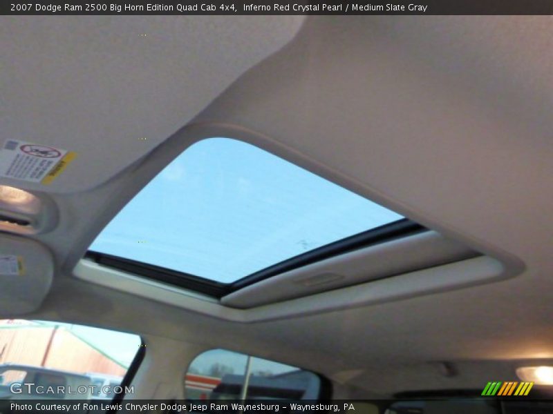 Inferno Red Crystal Pearl / Medium Slate Gray 2007 Dodge Ram 2500 Big Horn Edition Quad Cab 4x4
