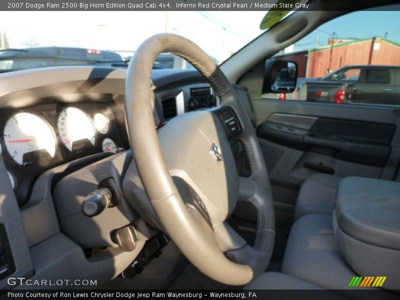 Inferno Red Crystal Pearl / Medium Slate Gray 2007 Dodge Ram 2500 Big Horn Edition Quad Cab 4x4
