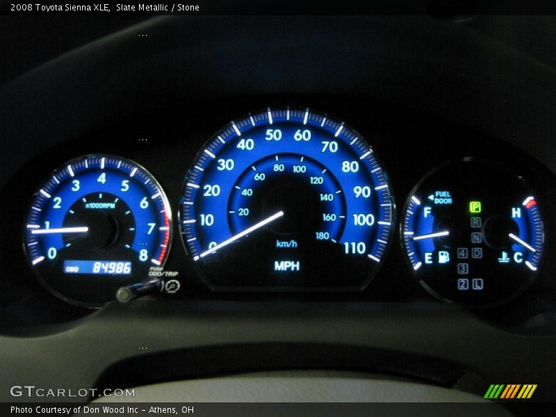 Slate Metallic / Stone 2008 Toyota Sienna XLE