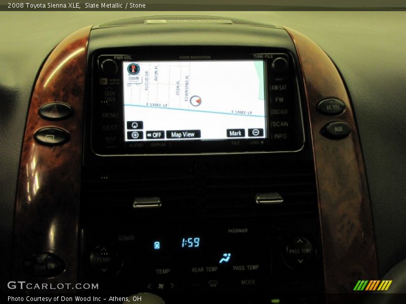 Slate Metallic / Stone 2008 Toyota Sienna XLE