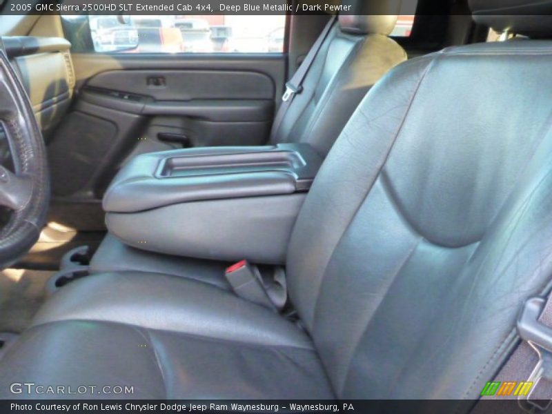 Deep Blue Metallic / Dark Pewter 2005 GMC Sierra 2500HD SLT Extended Cab 4x4