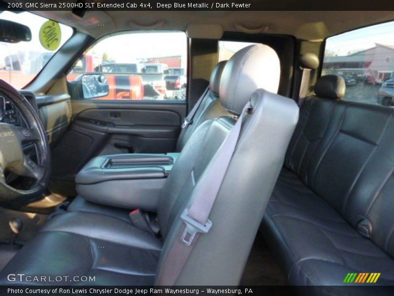 Deep Blue Metallic / Dark Pewter 2005 GMC Sierra 2500HD SLT Extended Cab 4x4