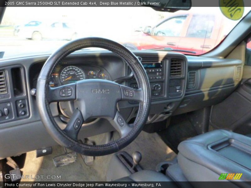 Deep Blue Metallic / Dark Pewter 2005 GMC Sierra 2500HD SLT Extended Cab 4x4