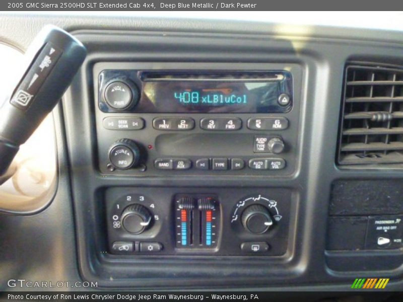 Deep Blue Metallic / Dark Pewter 2005 GMC Sierra 2500HD SLT Extended Cab 4x4