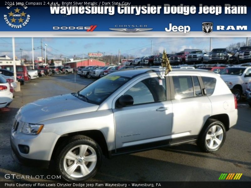 Bright Silver Metallic / Dark Slate Gray 2011 Jeep Compass 2.4 4x4