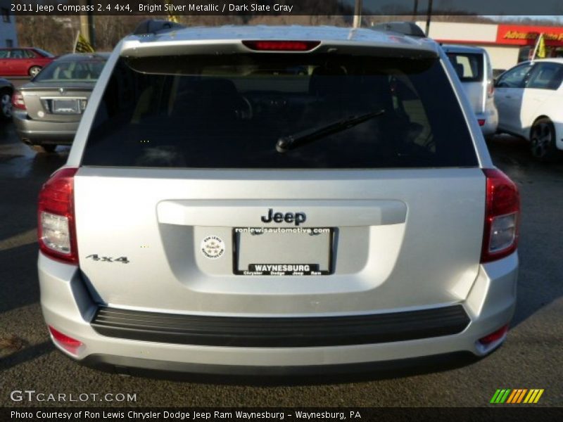 Bright Silver Metallic / Dark Slate Gray 2011 Jeep Compass 2.4 4x4