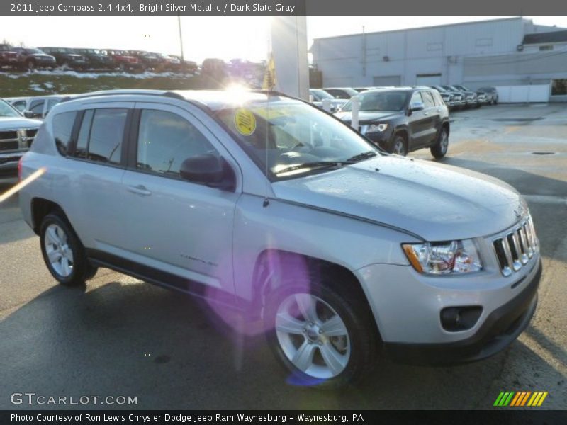 Bright Silver Metallic / Dark Slate Gray 2011 Jeep Compass 2.4 4x4