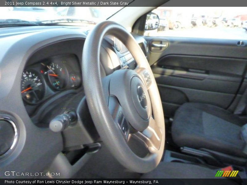 Bright Silver Metallic / Dark Slate Gray 2011 Jeep Compass 2.4 4x4