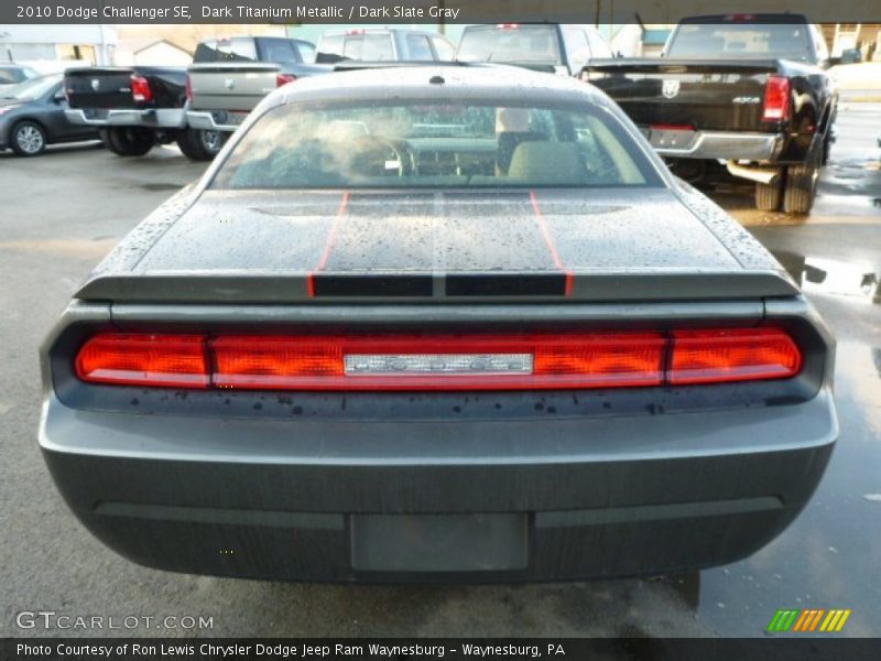 Dark Titanium Metallic / Dark Slate Gray 2010 Dodge Challenger SE