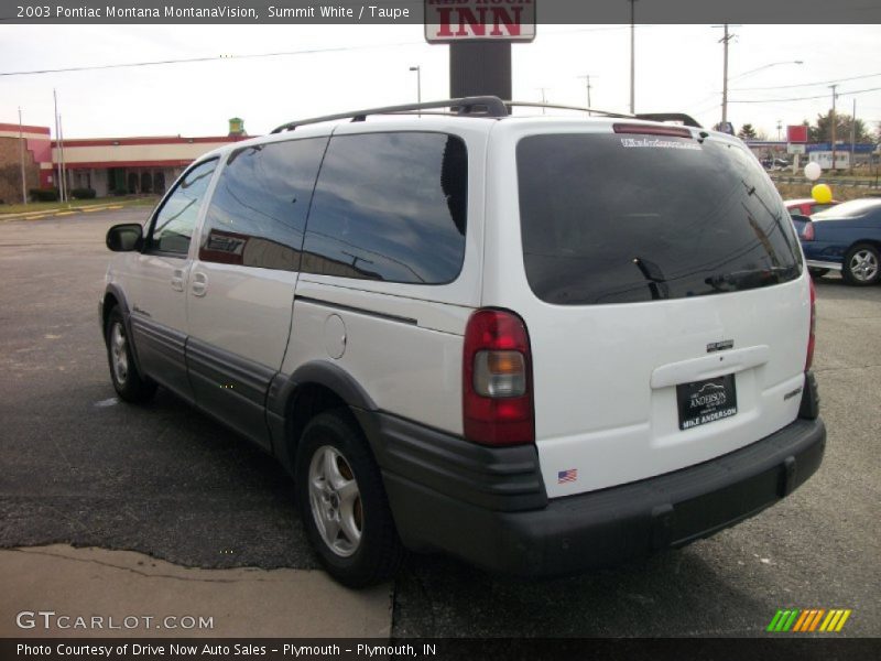 Summit White / Taupe 2003 Pontiac Montana MontanaVision