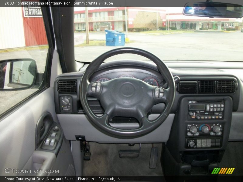 Summit White / Taupe 2003 Pontiac Montana MontanaVision