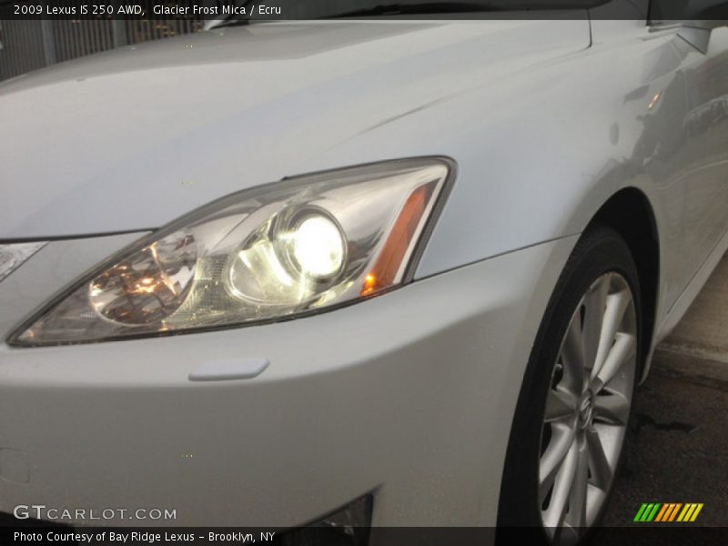 Glacier Frost Mica / Ecru 2009 Lexus IS 250 AWD